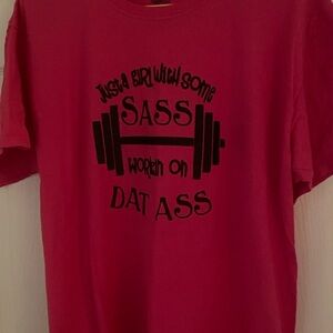 Fruit of the Loom Pink Short Sleeve Tee